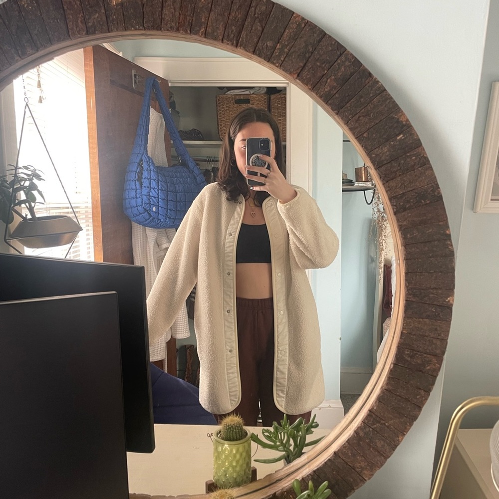 Aritzia Teddy Button Up